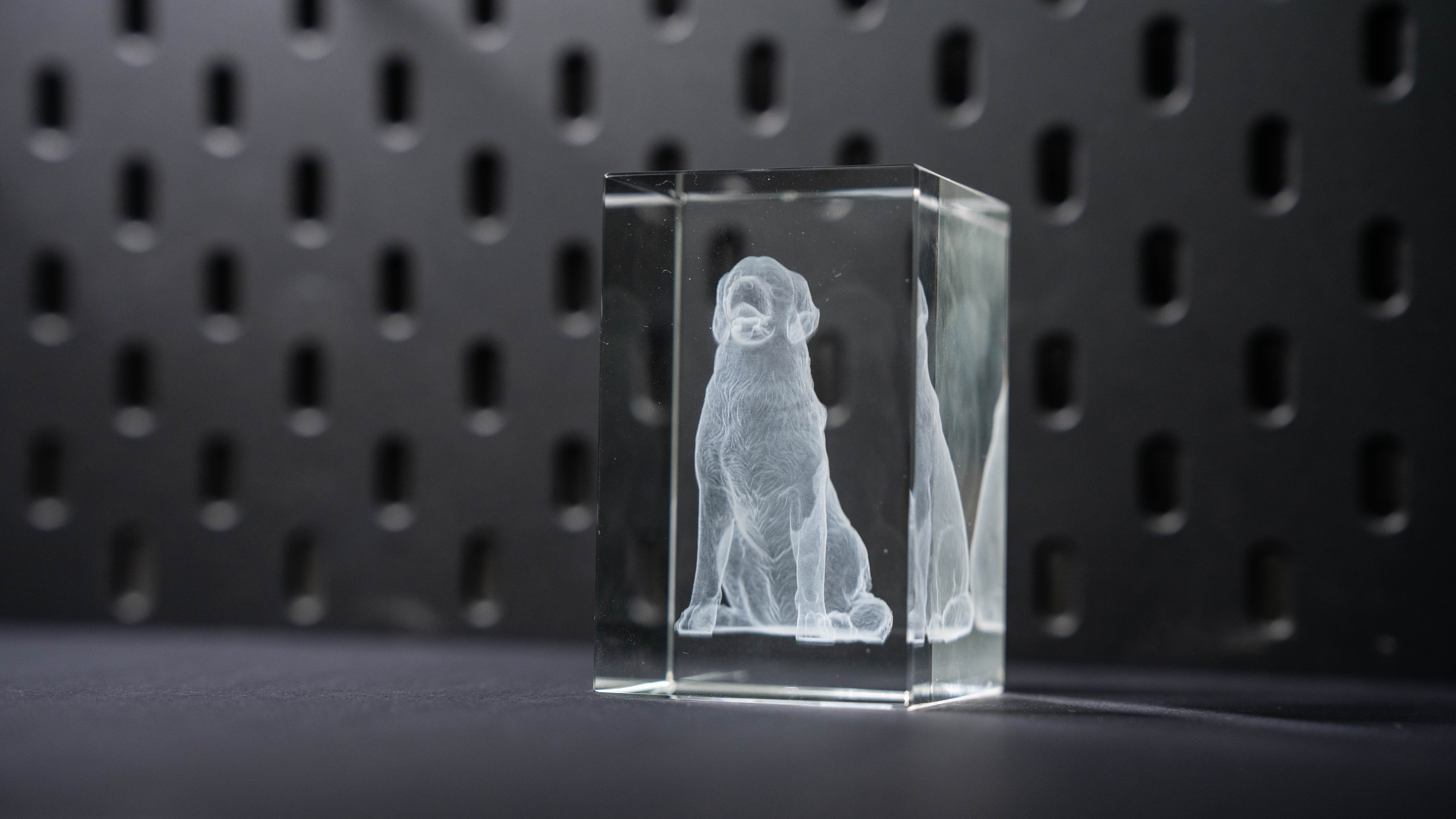 Crystal carving inside